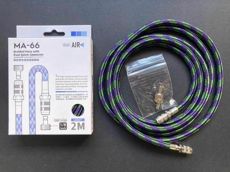 Braided Hose with Dual Quick Connector 精密雙快接頭編織線 MA-66