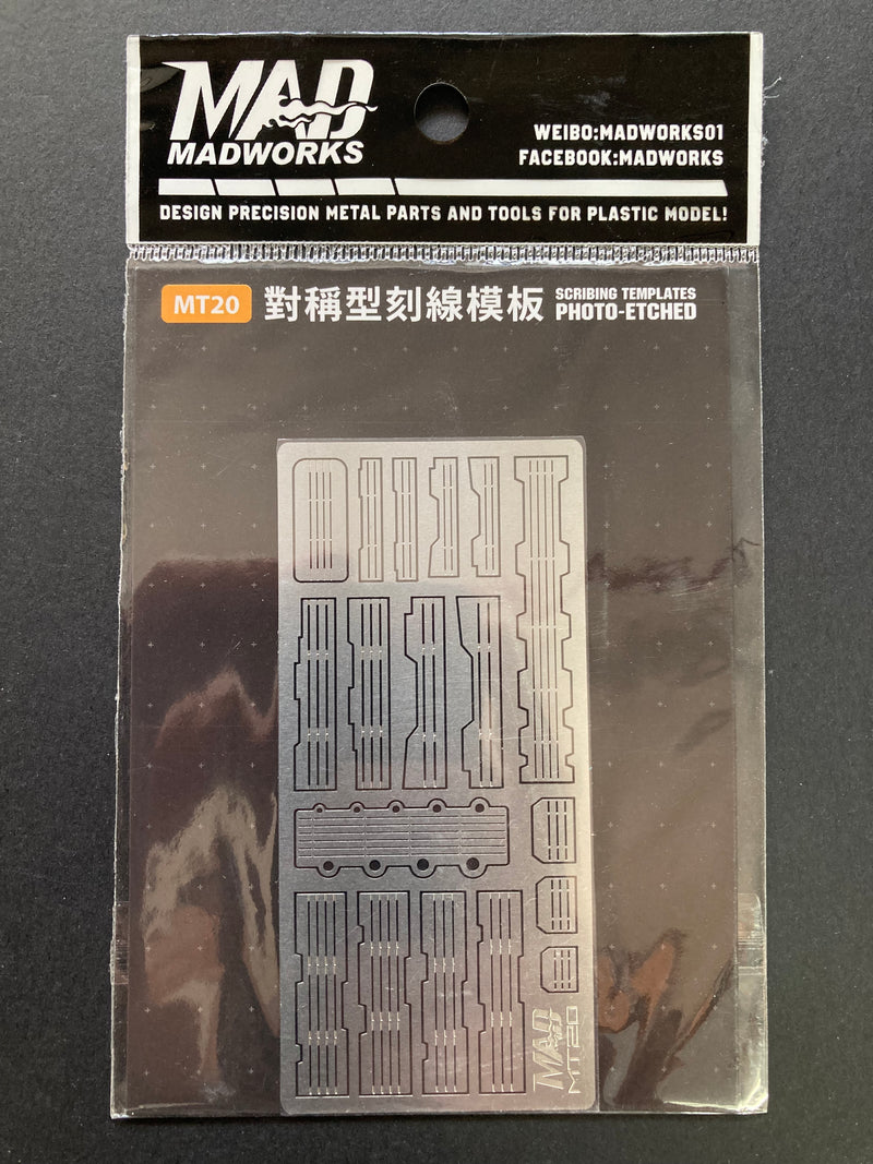 Photo-Etched Scribing Templates - 對稱型刻線模板 MT20