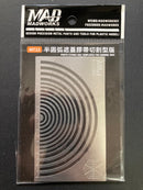 Photo-Etched Arc Templates for Guiding Tape - 半圓弧遮蓋膠帶切割型版 MT22