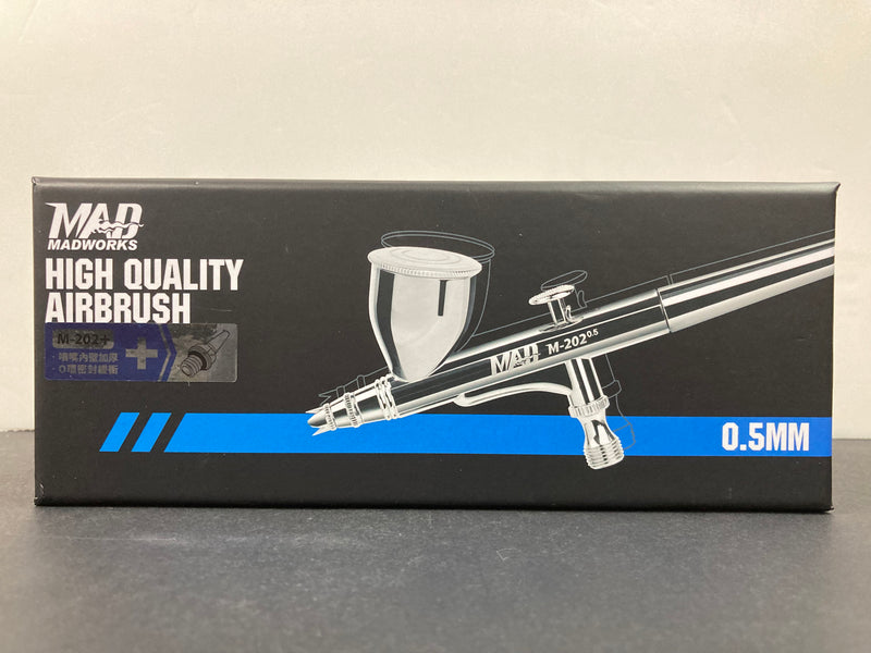 High Quality 0.5 mm Dual Action Airbrush [New Version] 雙動式噴筆 M-202+ [新款式]