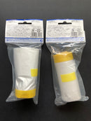 Masking Tape with Plastic Sheeting 150 & 550 mm 分色遮蓋膠帶 膠紙 附透明防塵套 (大面積噴漆用)
