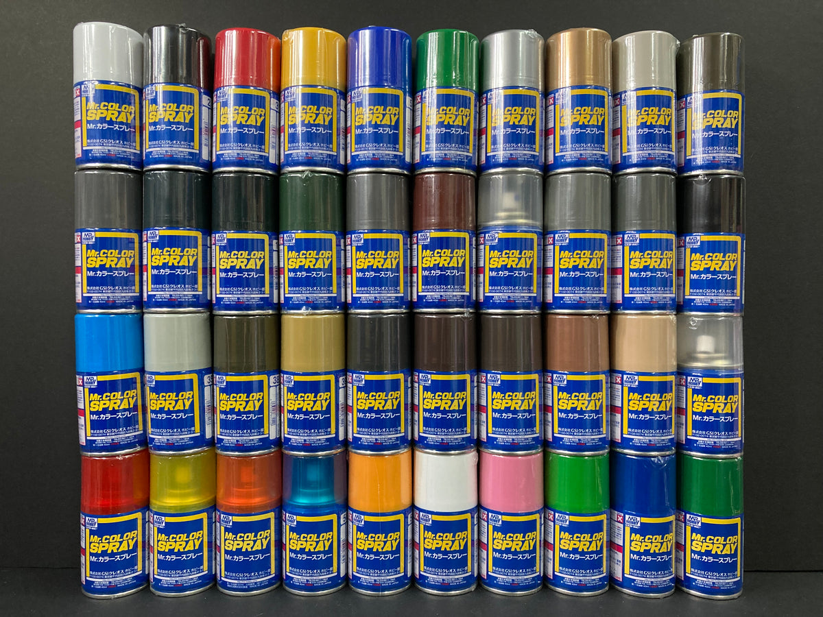 Mr. Color Spray S1 - S66 油性硝基漆 - 噴罐 (100 ml)