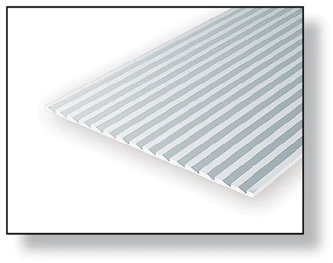 1.0 mm Opaque White Thick Polystyrene Siding Sheets 15 cm x 30 cm 聚苯乙烯壁板