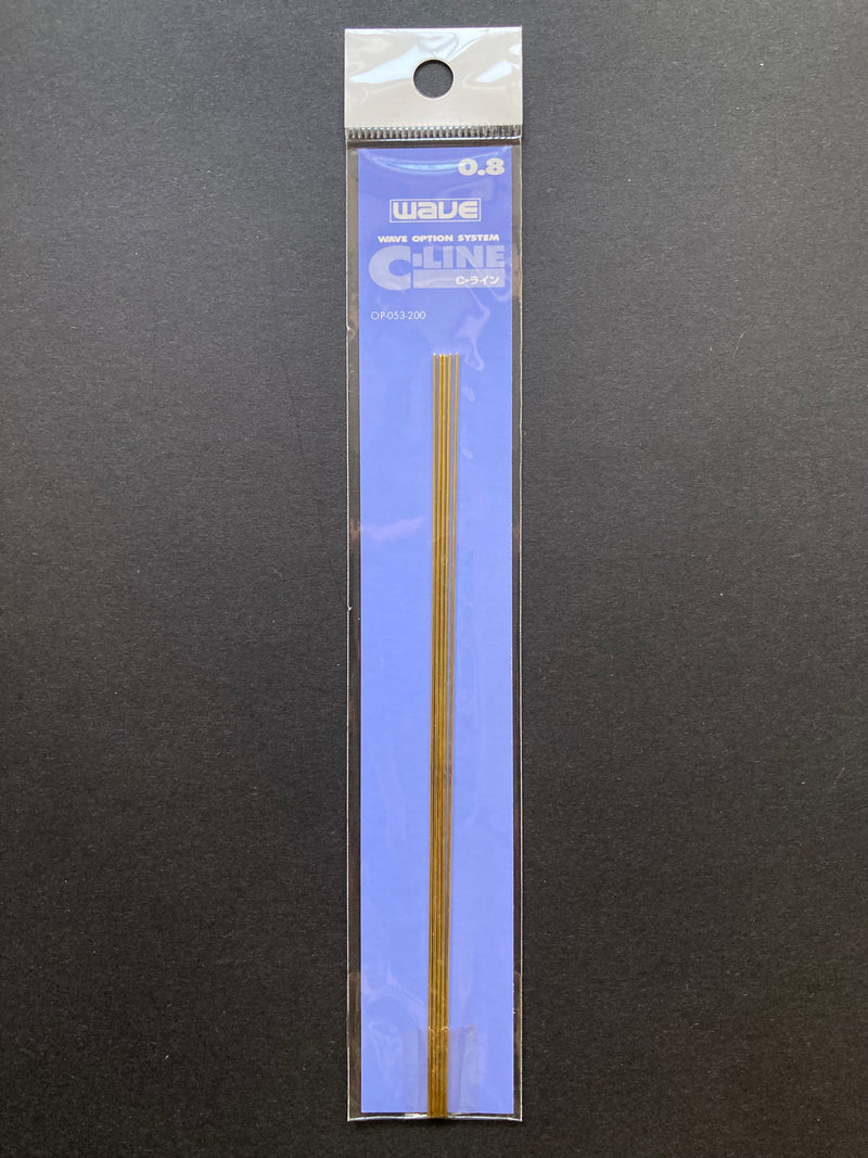 C-Line Wire (Brass) 模型改造用超極細金屬銅棒 銅條 銅支 OP-051 ~ OP-056
