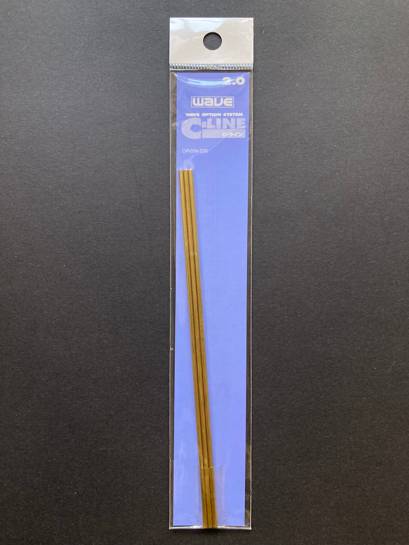 C-Line Wire (Brass) 模型改造用超極細金屬銅棒 銅條 銅支 OP-051 ~ OP-056