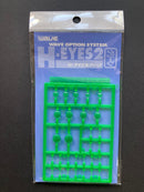 H-Eyes [2] Large Size (Round) 機器人 人型專用透明眼睛膠片組 (圓) [2] OP-254 ~ OP-717