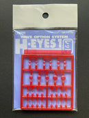 H-Eyes [1] Standard Size (Round) 機器人 人型專用透明眼睛膠片組 (圓) [1] OP-251 ~ OP-714