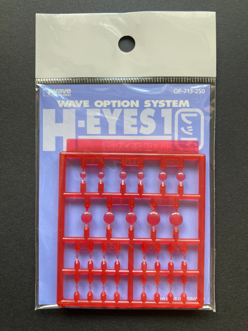 H-Eyes [1] Standard Size (Round) 機器人 人型專用透明眼睛膠片組 (圓) [1] OP-251 ~ OP-714