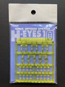 H-Eyes [1] Standard Size (Round) 機器人 人型專用透明眼睛膠片組 (圓) [1] OP-251 ~ OP-714