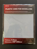 HIPS Plastic Card with Printed Scale for Modeling 模型改造高抗衝聚苯乙烯膠板