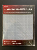HIPS Plastic Card with Printed Scale for Modeling 模型改造高抗衝聚苯乙烯膠板