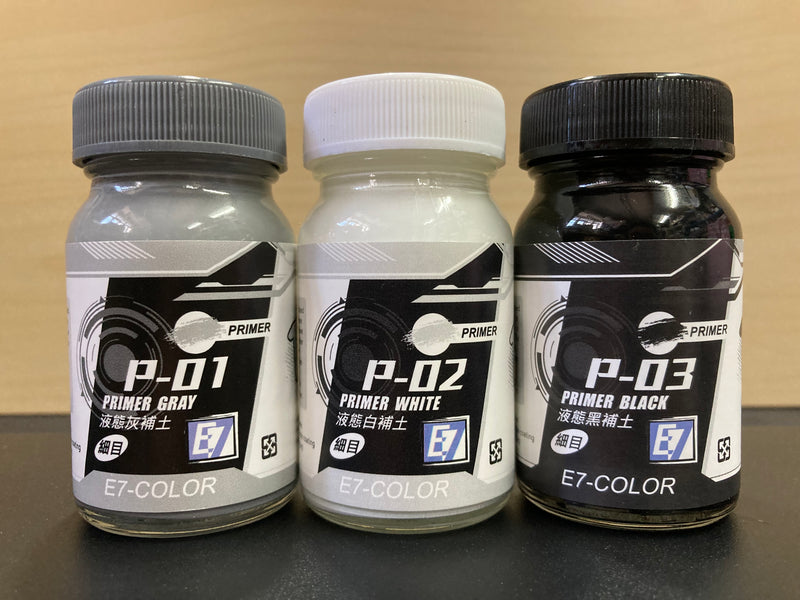 P Series - Primer Surfacer 液態補土系列 [細目] (50 ml)