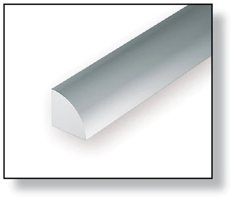35 cm Opaque White Polystyrene Quarter Round Strips 聚苯乙烯四分圓條
