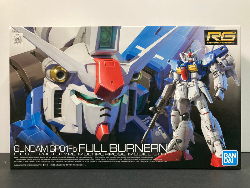RG 1/144 No. 13 Gundam GP01Fb Full Burnern E.F.S.F. Prototype Multipurpose Mobile Suit