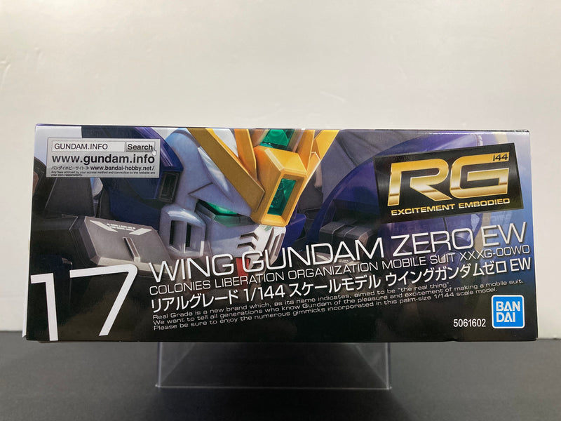 RG 1/144 No. 17 Wing Gundam Zero EW Colonies Liberation Organization Mobile Suit XXXG-00W0