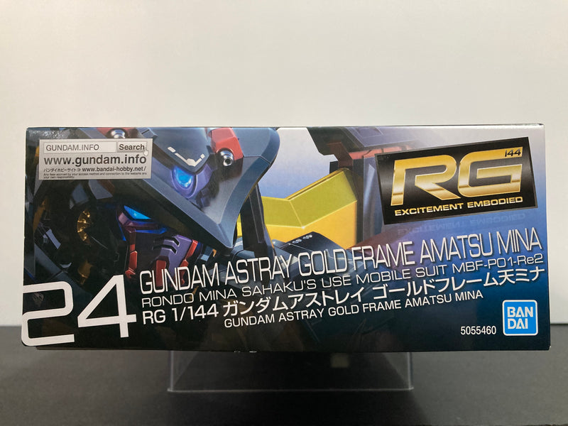 RG 1/144 No. 24 Gundam Astray Gold Frame Amatsu Mina Rondo Mina Sahaku's Use Mobile Suit MBF-P01-Re2