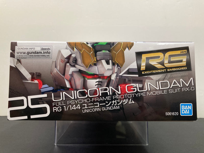 RG 1/144 No. 25 Unicorn Gundam Full Psycho-Frame Prototype Mobile Suit RX-0