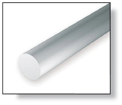 35 cm Opaque White Polystyrene Rods 聚苯乙烯圓棒 (實心)
