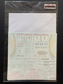 1/24 Scale Kit: HTCC 2015 Team 778 Decal Set for Fujimi Honda Integra Type R DC5 SK-24016