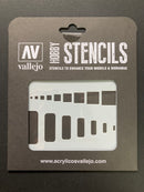 Hobby Stencils - 模型遮噴板 模板 鏤空範本