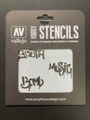 Hobby Stencils - 模型遮噴板 模板 鏤空範本