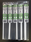 35 cm Opaque White Polystyrene Square Tubes (Telescoping) 聚苯乙烯方形管 (空心)