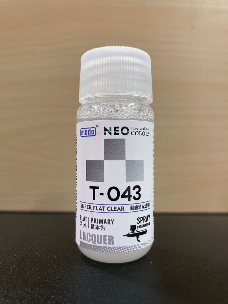 T Series - Super Flat Clear Neo - 超級消光透明 T-043 (30 ml) ~ 免稀釋最佳調配，立即噴塗版本