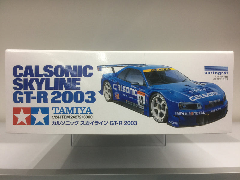Tamiya No. 272 JGTC Calsonic Team Impul Nissan Skyline GT-R R34 BNR34 Year 2003 Version