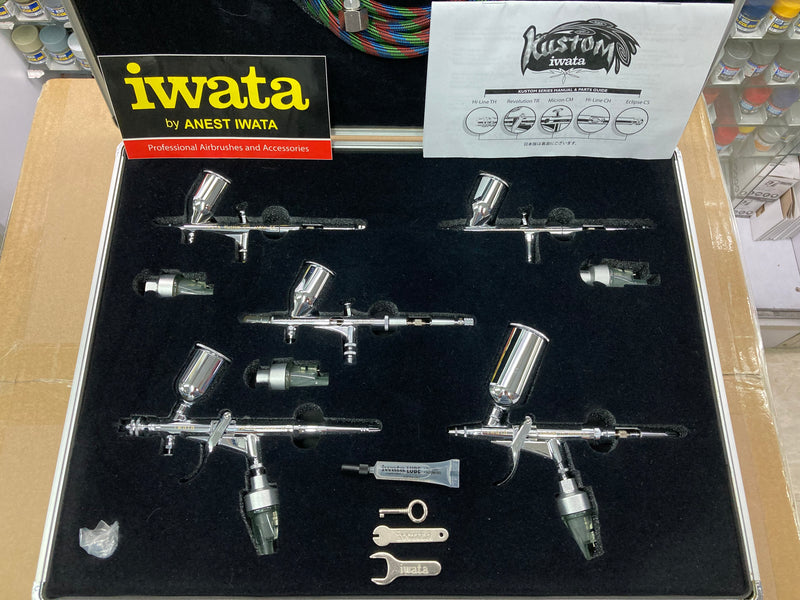 The Ultimate Kustom Airbrush Kit Set by Anest Iwata K9900