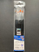 Modeling Brush Standard Set ~ Synthetic Resin Bristles 模型專用高級面相筆套裝 UA90024