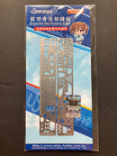 Photo-Etched Modeling Temple ~ Multi-shapes long 2 pcs. UA90035