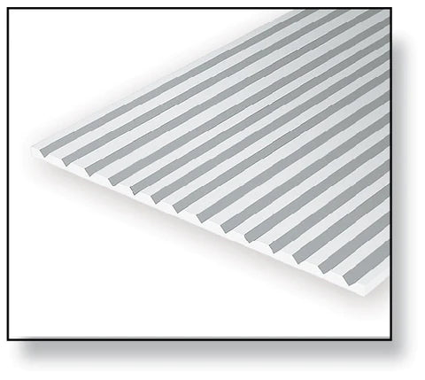1.0 mm Opaque White Thick Polystyrene Siding Sheets 15 cm x 30 cm 聚苯乙烯壁板