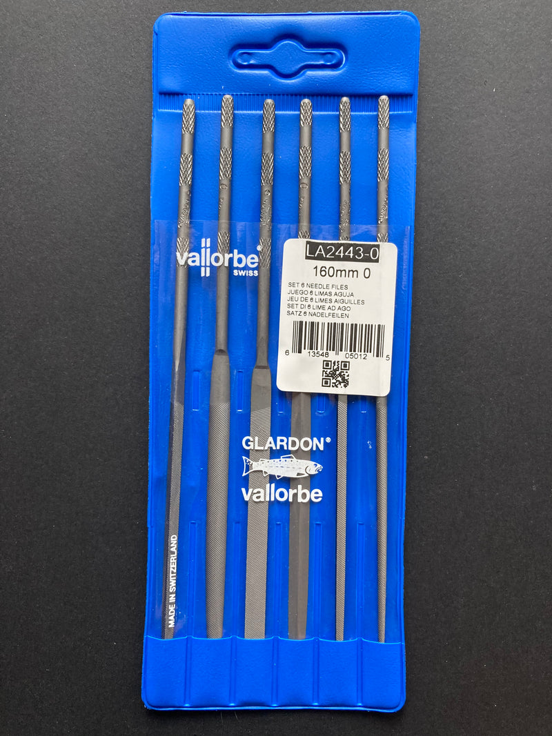 Premium Needle Files LA2443 160 mm Set of 6 pcs.