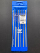 Premium Valtitan Needle Files LAV2495 180 mm Set of 6 pcs.
