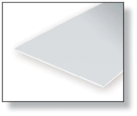 Plain Opaque White Polystyrene Sheets 15 cm x 30 cm 聚苯乙烯改造板