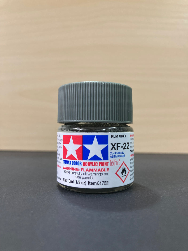 Acrylic Paints Mini - Flat XF-1 ~ XF-93 環保水性漆 [消光-啞色] (10 ml)