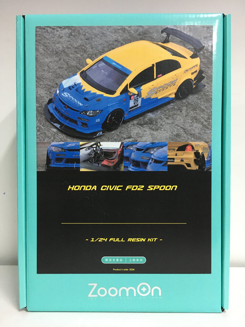 1/24 Scale Kit: Spoon Sports Honda Civic Type R FD2 ~ Z034