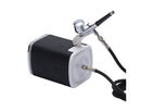 Portable Mini Compressor with Dual Action Airbrush HS-M100DK